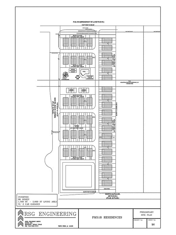 LAND | FM 518 at Oak, Pearland, TX | 13-19 acres